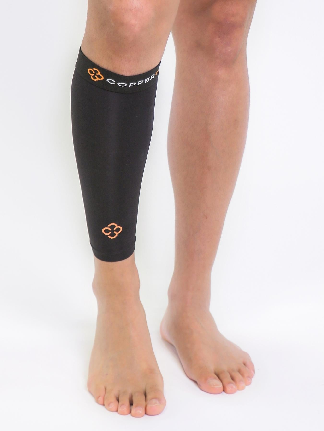 TOMMIE COPPER - SPORT COMPRESSION CALF SLEEVE - SIZE SMALL/MEDIUM - 100%  INFUSED